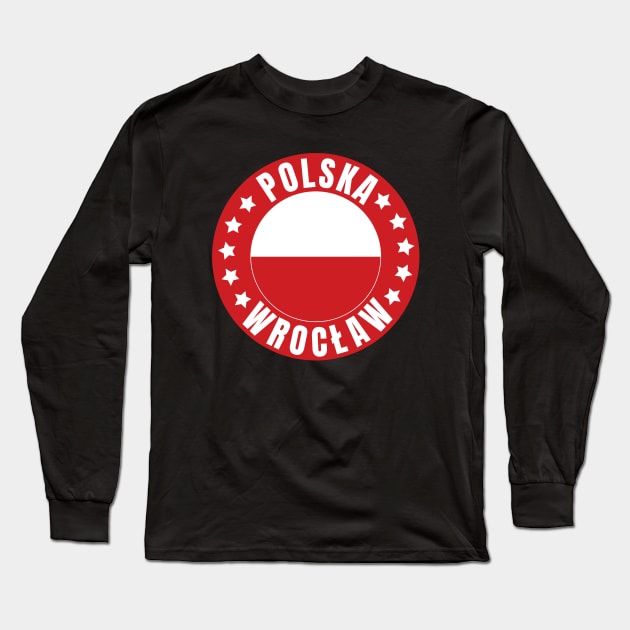 Wroclaw Long Sleeve T-Shirt by footballomatic